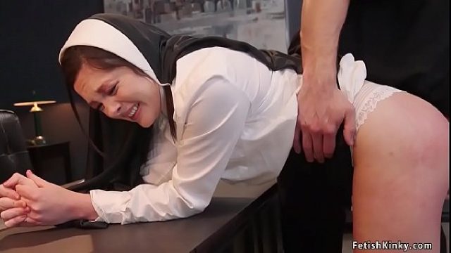 Pervy Priest Fucks Young Nun and Her Stepmom